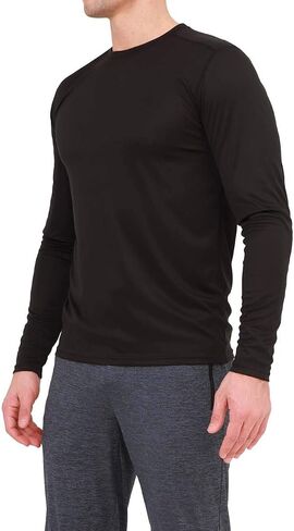 1 Pack/6 Pack Men’s Long Sleeve T Shirts,Running Sun Protection UPF 50+ Shirts Quick-Dry Workout T-Shirts in Saudi Arabia