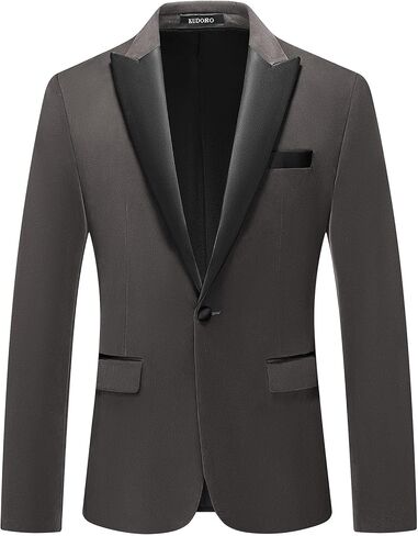 Mens Velvet 3 Piece Suits Slim Fit Peaked Lapel One Button Tuxedo Dinner Jacket Vest Pants Suit Set in Kuwait