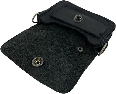 Hide & Drink, Leather Mini Briefcase Card Holder, Holds Up to 10 Cards Plus Folded Bills, Case, Cash Organizer, Accessories, Handmade (Bourbon Brown) in Kuwait