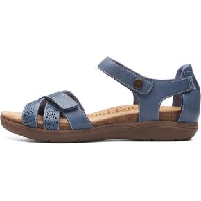 Clarks Women's April Poppy Flat Sandal in Saudi Arabia