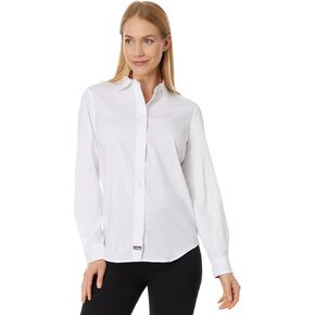 U.S. Polo Assn. Long Sleeve Solid Stretch Poplin Shirt