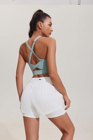 حمالة صدر من COOrun Wirefree عالية الدعم للنساء مقاس صغير إلى كبير للارتداء اليومي، وممارسة التمارين، وتوفر دعمًا للظهر in Kuwait