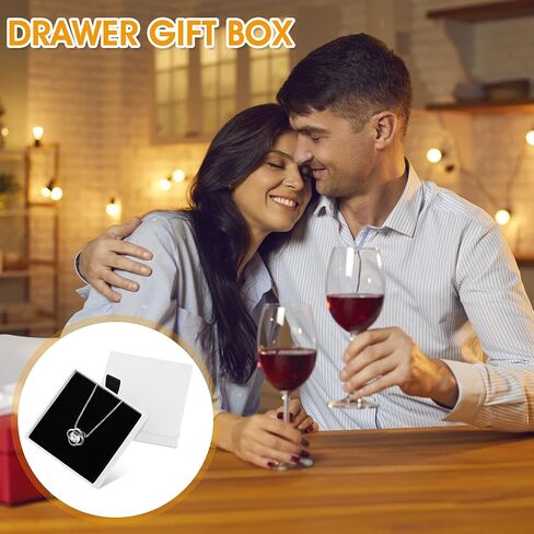 Yolev 2 Pack Jewelry Gift Boxes Cardboard Jewelry Boxes, 2.9x3.1x0.7Inch Small Gift Boxes for Bracelets Earrings Necklaces Jewelry Gift (Black) in Kuwait