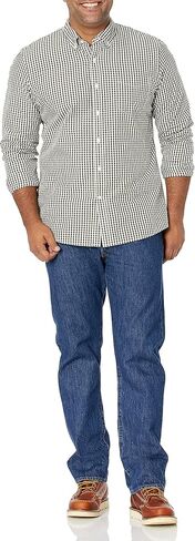 قميص Goodthreads للرجال ذو قصة ضيقة وأكمام طويلة من قماش البوبلين in Kuwait