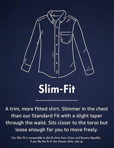 قميص Goodthreads للرجال ذو قصة ضيقة وأكمام طويلة من قماش البوبلين in Kuwait