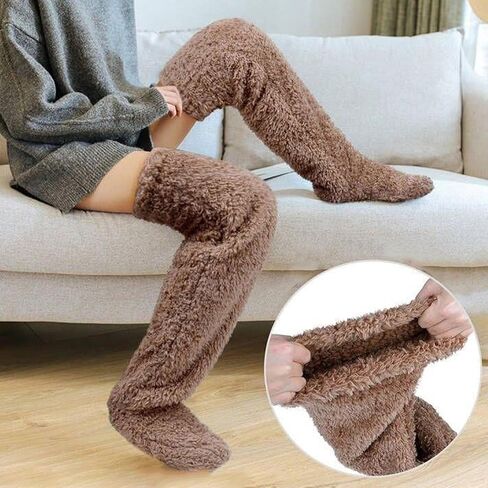 جوارب GYZOMKBIU Snuggs المريحة، شباشب جورب Snugglepaws، شباشب عالية للركبة، جوارب طويلة Snuggs، جوارب غامضة للنساء دافئة in Kuwait