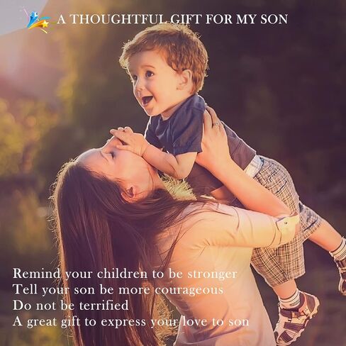 قلائد على شكل كلب لابني من أبي أم أريد أن أصدق بعمق في قلبك القوات الجوية العسكرية البحرية قوات السواحل قلادة عيد الميلاد والتخرج ، مجموعة من 2, ستانلس ستيل, حجر الراين in Kuwait