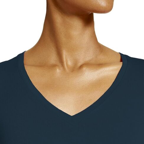 HUE Women's Jeggings & Tunic - Essential Denim Leggings - Stretchy Jeans for Women - V Neck Legging Tee in Kuwait