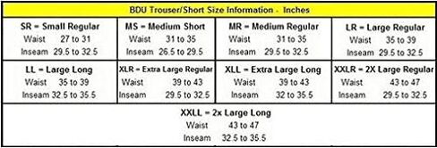 LA Police Gear BDU Pants for Men, Mil-Spec Ripstop Tactical Pants, BDU Tactical Cargo Pants in Kuwait