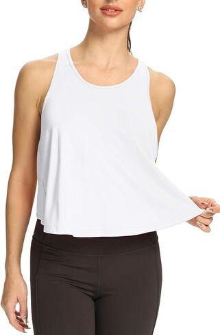 قمصان Mippo النسائية مفتوحة الظهر للتمرينات الرياضية ذات قصة متقاطعة من الخلف in Kuwait