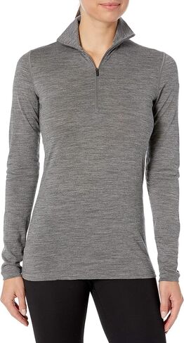 Icebreaker Merino Women's 200 Oasis Long Sleeve Thermal Cold Weather Half Zip Base Layer Top in Saudi Arabia