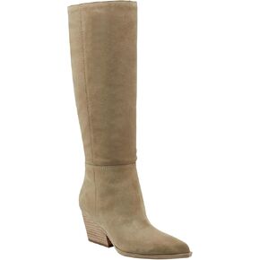 Marc Fisher LTD Women's CHALLI Knee High Boot, Beige 110, 6