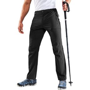 MIER Men's Outdoor Hiking Pants Stretch Ripstop Nylon Travel Pants Lightweight, Quick Dry, Water Resistance in Kuwait