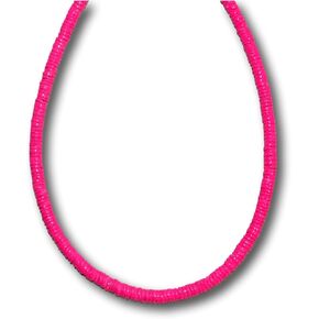 Native Treasure - Choose 1 Colored Clam Heishe Puka Shell Necklace with Lobster Clasp