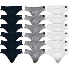 Andrew Scott Men's 3 Pack or 18 Pack Low Rise Bikini Briefs in Saudi Arabia