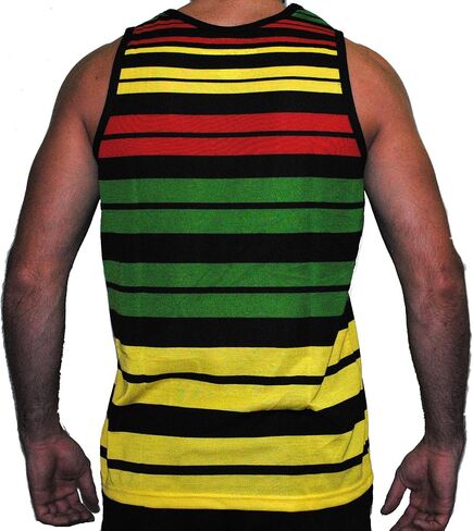 تي شيرت رجالي من Exist National American Rainbow Pride Colors Flag Muscle Tank Top in Kuwait