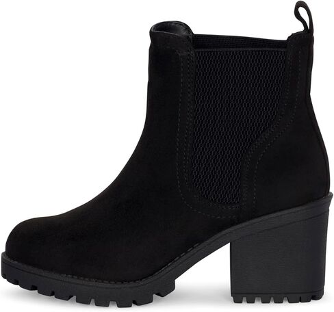 STYLISH S ABBY - Women's Platform Chelsea Ankle Boots Chunky Block Heel Lug Sole in Saudi Arabia