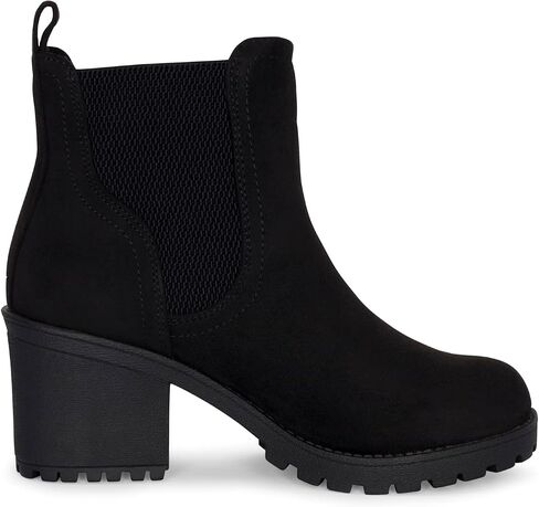 STYLISH S ABBY - Women's Platform Chelsea Ankle Boots Chunky Block Heel Lug Sole in Saudi Arabia