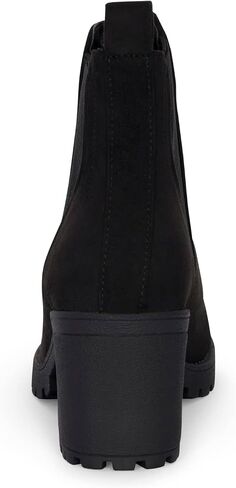 STYLISH S ABBY - Women's Platform Chelsea Ankle Boots Chunky Block Heel Lug Sole in Saudi Arabia