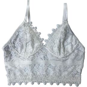 Women's Lace Corset Top Cami Crop Top Spaghetti Strap Tank Tops Bralette Bustier Top