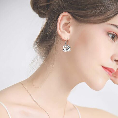 FUSTMW Cheer Charm Earring Cheerleading Earrings Gifts Cheer Jewelry Cheerleaders Gifts Cheer Coaches or Team in Saudi Arabia