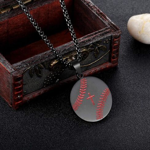 Rehoboth Baseball Athletes Jersey Number 0-99 Cross Pendant Necklace for Boys Girls Women Men 24 Inch (22"+2" Adjustable) Stainless Steel Chain PHILIPPIANS 4:13 on back I CAN DO ALL THINGS in Kuwait