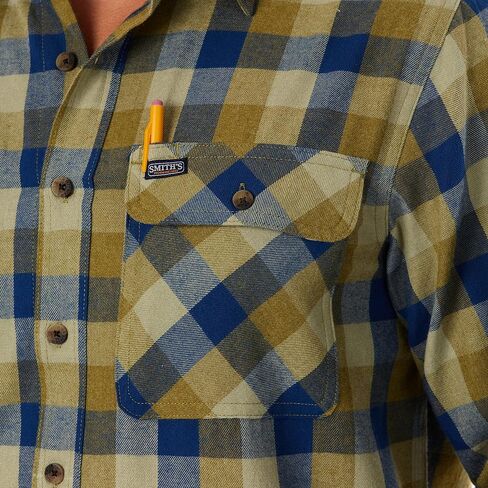 Smith's Workwear Men's Buffalo Two Pocket Flannel Shirt in Saudi Arabia