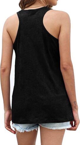 DESFSE American Flag Tank Top Women 4th of July Tanks Tops for Womens USA Flag Patriotic Shirts Vest Racerback Sleeveless Tee in Kuwait