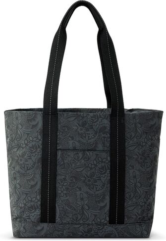Sakroots Fairfax Tote in Eco Twill, Double Repreve Webbing Shoulder Straps, Black Spirit Desert in Saudi Arabia