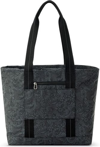 Sakroots Fairfax Tote in Eco Twill, Double Repreve Webbing Shoulder Straps, Black Spirit Desert in Saudi Arabia