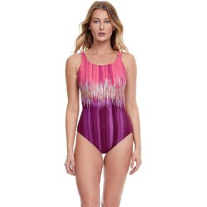 Gottex Women's Standard Moroccan Sky Mastectomy One Piece
