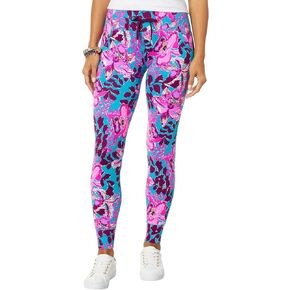 Lilly Pulitzer Womens Island Mid Rise Jogger Up Blue Rhapsody Orchid You Not XS 28 in Kuwait