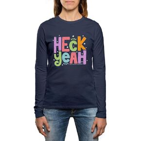 تي شيرت من القطن باللون الأزرق الداكن بأكمام طويلة من Southern Couture in Kuwait