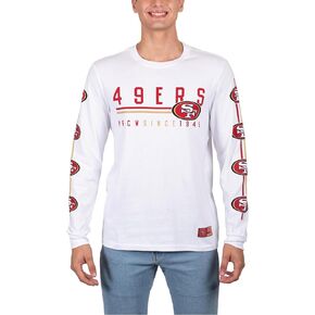 Ultra Game NFL Men's Super Soft Supreme Long Sleeve T-Shirt