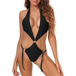SHERRYLO One Piece Swimsuit Monokini Women Plunging Bathing Suit for Women Exotic Womens Swimsuits Sexy Trikini Bathing Suits in Saudi Arabia