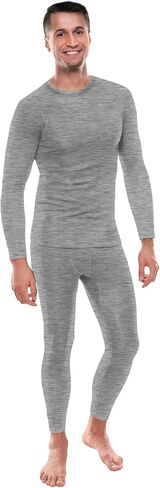 isotoner Mens Base Layer Set - Top & Bottom - Compression Shirts for Men, Compression Pants Men, Rash Guard for Men, Leggings in Saudi Arabia