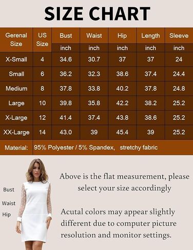 فستان Aphratti للسيدات برقبة دائرية أنيق لحفلات الكوكتيل وأكمام طويلة in Kuwait