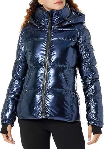 S13 معطف منتفخ كايلي معدني للسيدات in Kuwait