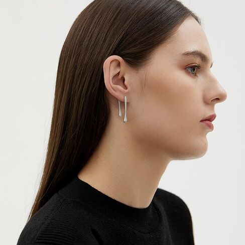 FANZE Earrings for Women, Gold Tassel Earrings, Front Back Earrings, Earrings Jacket, Hypoallergenic Earrings, Jewelry for Women Girls Gift in Kuwait