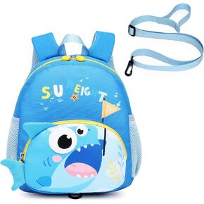 Preschool Backpack with Anti-Lost Harness Toddler Backpack School Bag 3D Cartoon Lunch Backpack for Toddler Girls 1-4 Years(Butterfly)
