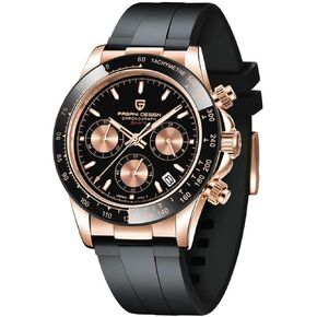 Pagani Design Mens Sapphire Glass Chronograph Stainless Steel Waterproof Luminous Watch Japanese Movement Men Quartz Watch Watch for Men