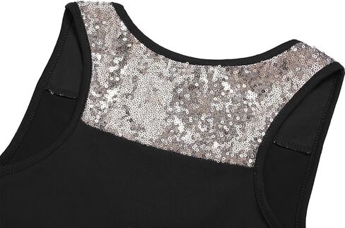 Hiistandd Women's Sequin Vests Casual Tank Tops Sleeveless T Shirt Blouses in Saudi Arabia