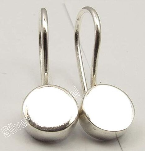 25 December Themed SilverStarJewel Earrings 0.6" Gemstone Jewelry 925 Sterling Silver in Saudi Arabia