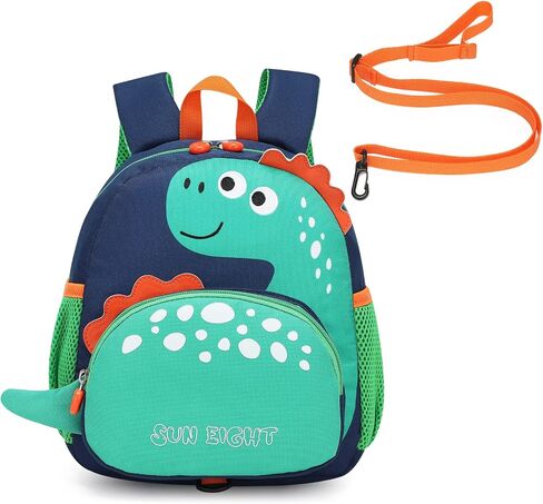 Preschool Backpack with Anti-Lost Harness Toddler Backpack School Bag 3D Cartoon Lunch Backpack for Toddler Girls 1-4 Years(Butterfly) in Kuwait
