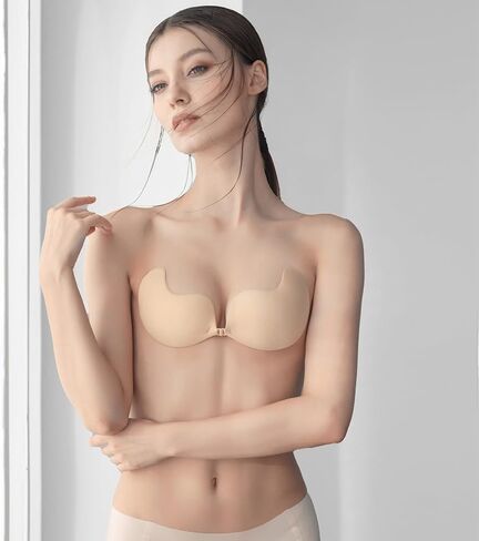 حمالة صدر لاصقة من VCNBRA بدون حمالات، حمالة صدر غير مرئية قابلة لإعادة الاستخدام لفستان بدون ظهر in Kuwait