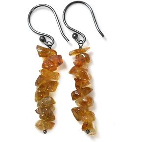 Natural Amazonite Chips Earrings for Women, Yoga Jewelry, Meditation Earring, Crystals Earring, Raw Gemstone, Energy Healing Crystals, Gift for Her, Gemstone Jewelry