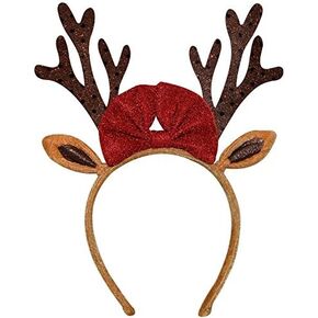 ADJOY Christmas Reindeer Antlers Headband for Kids Boys Girls Adults - One Size fit Most in Kuwait