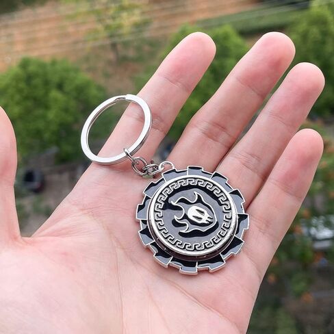 SONGCHANGJEWELRY قلادة Ishida Uryuu Quincy Pentagram - سلسلة مفاتيح Ichigo Black Shinigami المشتعلة - مراهقين عيد الميلاد in Saudi Arabia