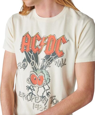 Lucky Brand Men's ACDC Fly Tour Tee in Saudi Arabia