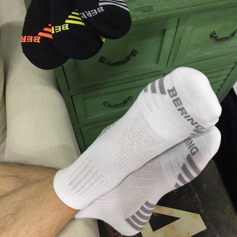 جوارب الجري الرياضية الضاغطة للرجال من BERING (6 أزواج) in Kuwait